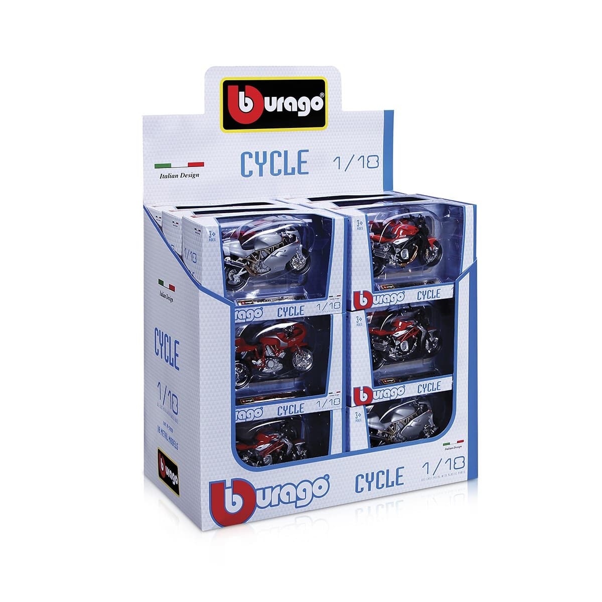 Мотоцикл "Bburago" (1:18) №18-51030/18-51000/КіддіСвіт — купити | Канцелярський Сад