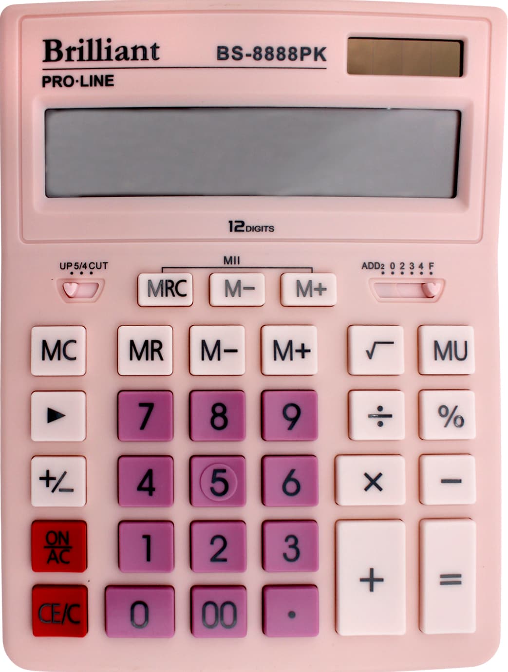 Калькулятор "Brilliant" №BS-8888PK (12-розряд.) — купити | Канцелярський Сад