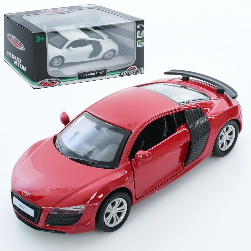 Машина метал. інер-а, "Автосвіт" Audi R8 GT (1:43) 11см №AS-3058 — купити | Канцелярський Сад