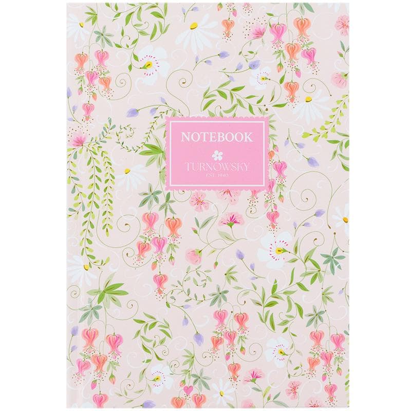Блокнот А5 96арк. кліт. тв. обкл. "Turnowsky Floral 1" №8457-10-A-TR/Axent — купити | Канцелярський Сад