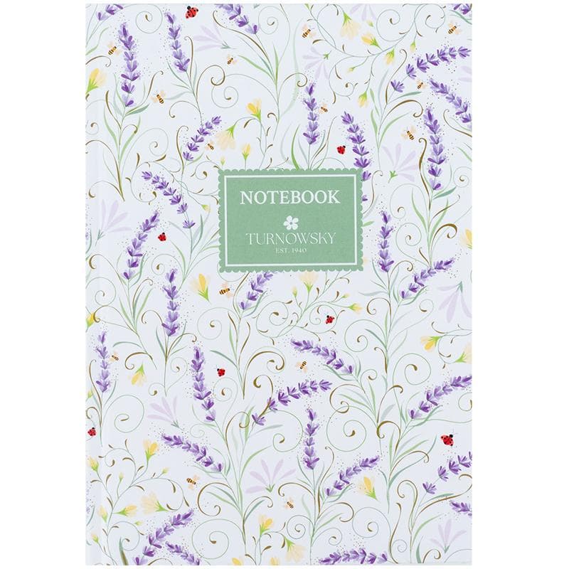 Блокнот А5 96арк. кліт. тв. обкл. "Turnowsky Floral 3" №8457-12-A-TR/Axent — купити | Канцелярський Сад