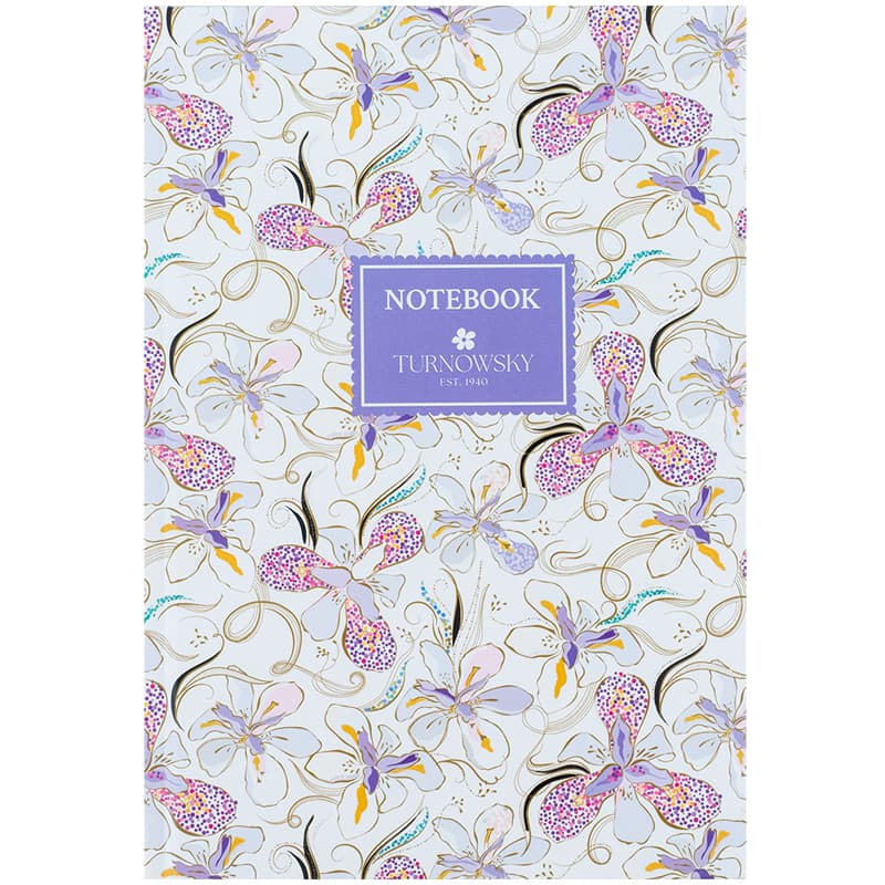 Блокнот А5 96арк. кліт. тв. обкл. "Turnowsky Floral 4" №8457-13-A-TR/Axent — купити | Канцелярський Сад
