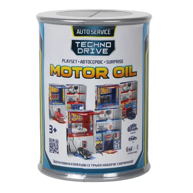 Ігровий набір Motor Oil - Автосервіс з мінімоделлю Зміни колір №SK-112YKS/КіддіСвіт — фото товару | Канцелярський Сад