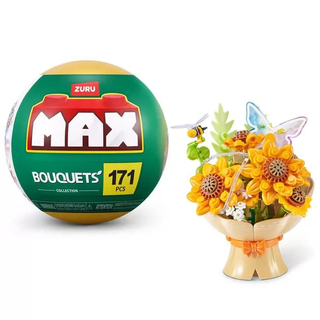 Конструктор в капсулі Max серії "Bouquets" S1 – Букет соняшників №83248DGQ8/КіддіСвіт — фото товару | Канцелярський Сад