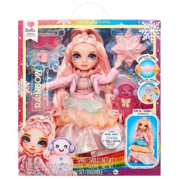 Лялька "Rainbow High" "Winter Wonderland" - Белла (з аксесуарами)" №120827/КіддіСвіт — купити | Канцелярський Сад