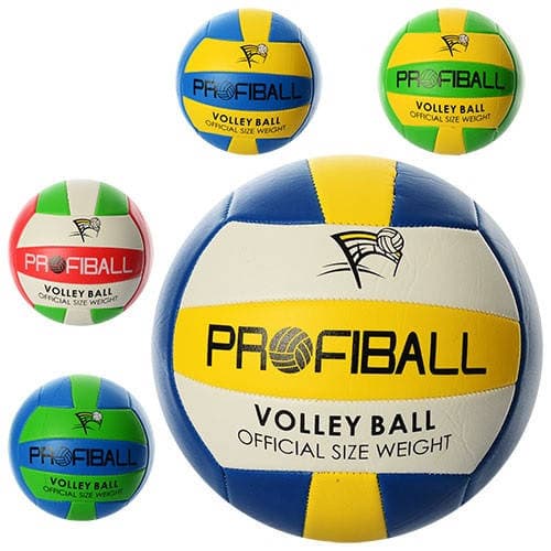 М'яч волейбол. "Profiball" 20см,ПВХ,4кольор.,в кульку №EV3159 — фото товару | Канцелярський Сад