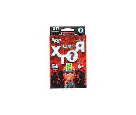 Гра "Хто я?" міні укр. №HIM-03-01/HIM-03-01U/DankoToys — фото товару | Канцелярський Сад