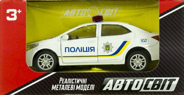 Машина метал. інер-а "Автосвіт" 11,5см,в кор-ці,14х7,5х6,5см №AS-1849 — фото товару | Канцелярський Сад