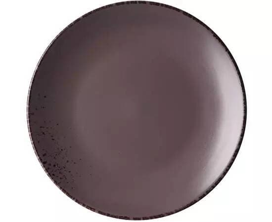 Тарілка обідня керам. "Ardesto Lucca" Grey brown 26см №AR2926GMC — фото товару | Канцелярський Сад