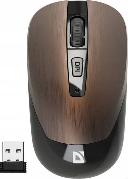 Мишка BT Defender Wave MM-995 "безшумна" (1600dpi) бронзова №52992 — купити | Канцелярський Сад