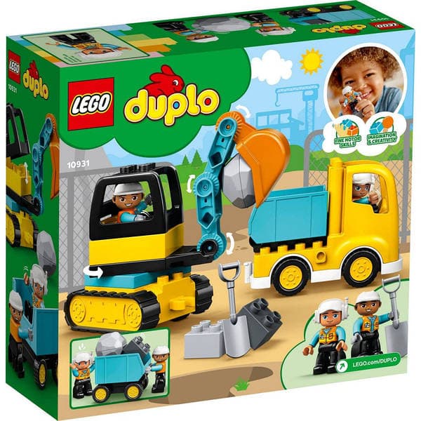 Конструктор "LEGO" DUPLO Вантажівка та гусеничний екскаватор 2+ №10931 — купити | Канцелярський Сад