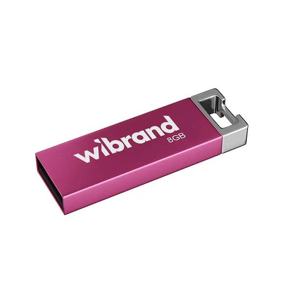 Флеш-пам`ять 8GB "Wibrand" Chameleon USB2.0 Pink №0742 — фото товару | Канцелярський Сад