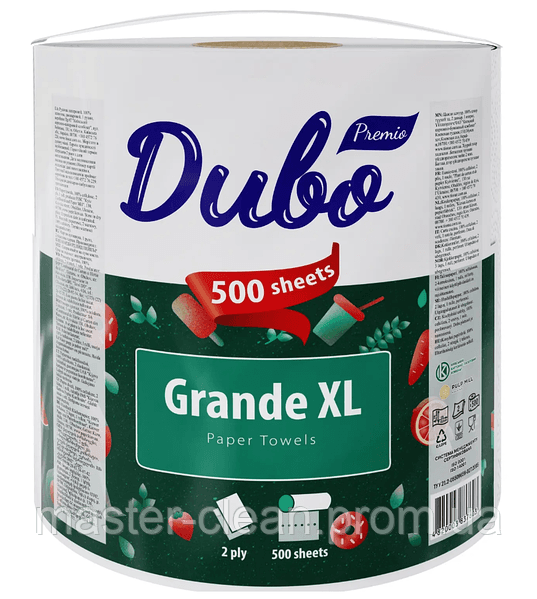 Рушник паперовий "Диво Premio Grande XL" 500 відривів 2шар., на гільзі №7603 — фото товару | Канцелярський Сад