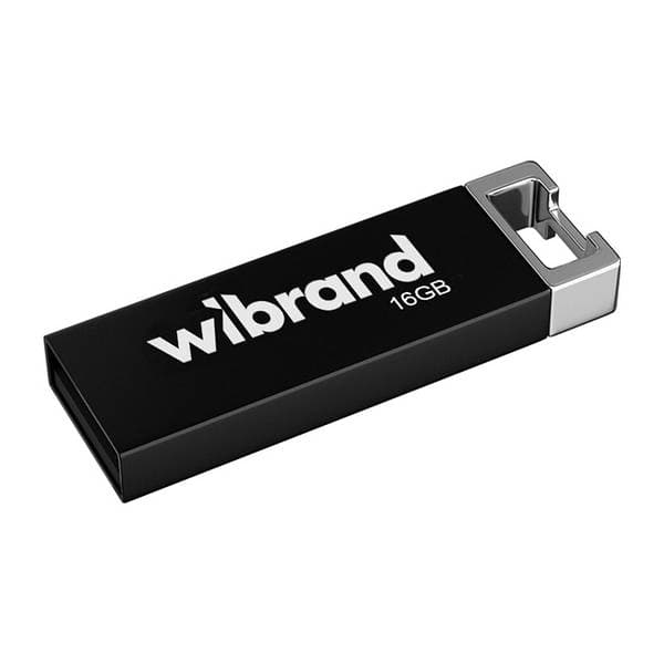 Флеш-пам`ять 16GB "Wibrand" Chameleon USB2.0 black №0420 — фото товару | Канцелярський Сад