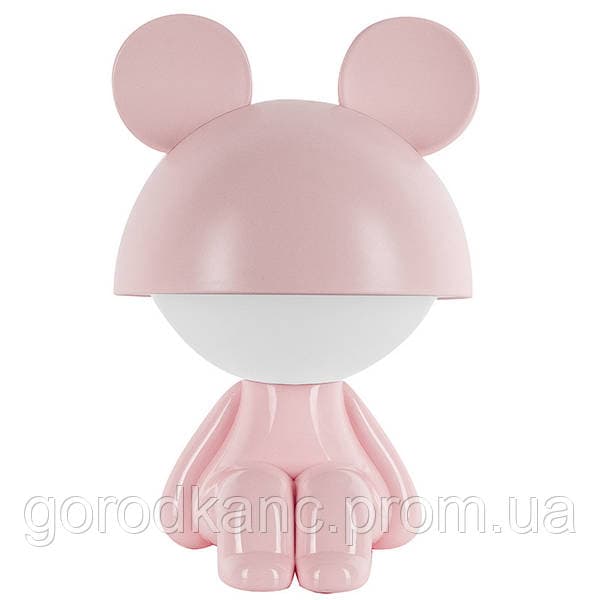 Світильник-нічник LED на акум. Cute Mouse рожевий №K25-316-2-2 — фото товару | Канцелярський Сад