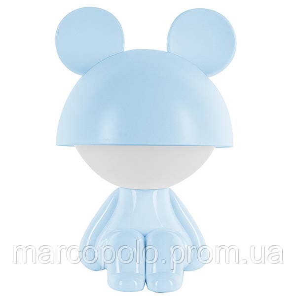 Світильник-нічник LED Kite Cute Mouse на акум.,блакитний №K25-316-2-3 — фото товару | Канцелярський Сад