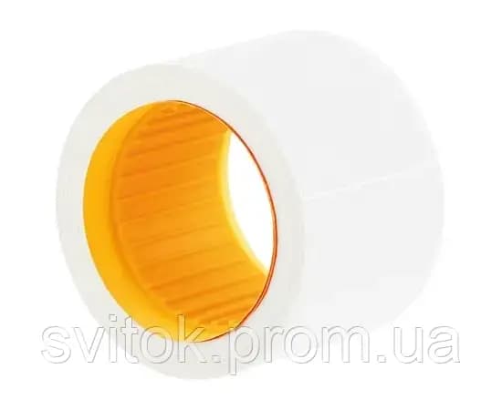 Цінник клейкий в рул. "Economix" 50х40мм 100шт білий №E21310-14 — фото товару | Канцелярський Сад