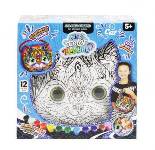 Набір креативної творчості "My Color Pet-Bag" сумочка №CPB-01-01U,02U,03U/DankoToys — фото товару | Канцелярський Сад