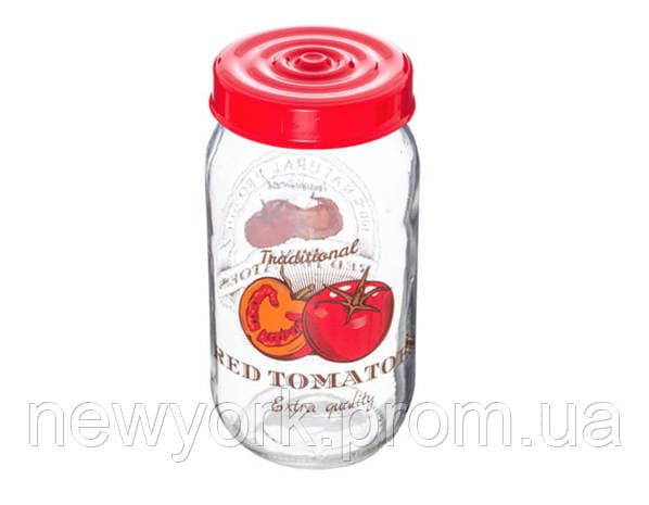 Банка скло "Herevin Tomato" 0,660л №171441-057/7630 — купити | Канцелярський Сад
