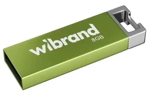 Флеш-пам`ять 8GB "Wibrand" Chameleon USB2.0 light green №0735 — купити | Канцелярський Сад