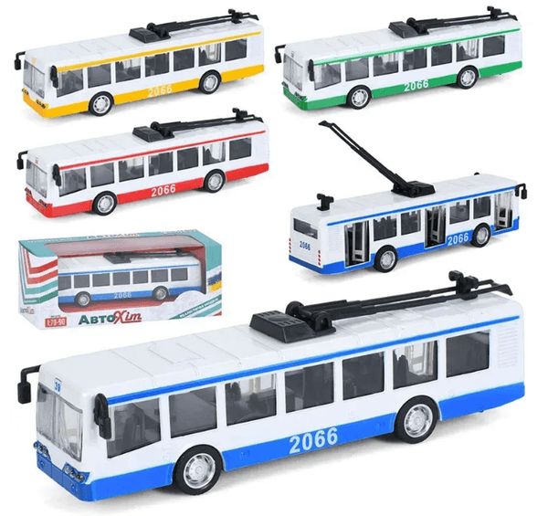 Автобус інер-ий 15см,4 кольори,в кор-ці,19,5х6,5х4,5см №1210-1D48 — купити | Канцелярський Сад