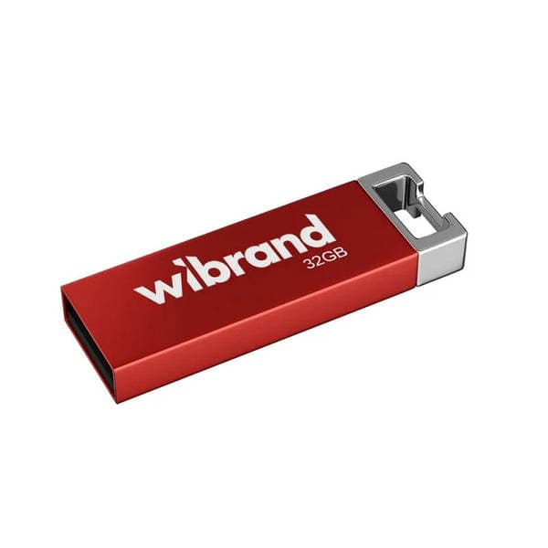 Флеш-пам`ять 32GB "Wibrand" Chameleon USB2.0 red №0542 — купити | Канцелярський Сад