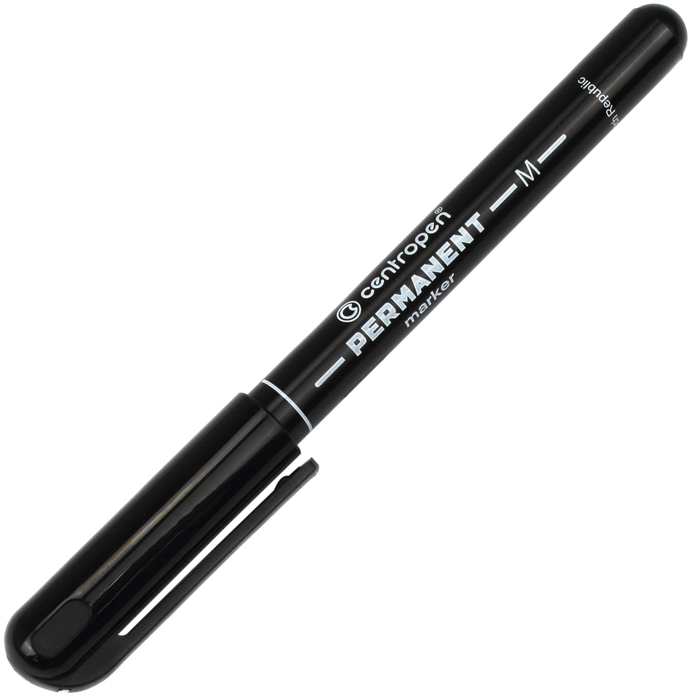 Маркер "Centropen" №2846/01 Permanent 1мм чорний(10)(200) /1/ — фото товару | Канцелярський Сад