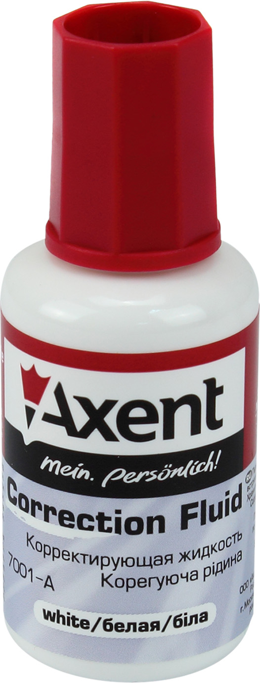 Коректор з пенз. "Axent" 20мл №7001(12)(576) — купити | Канцелярський Сад