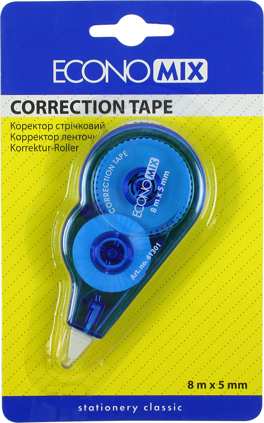 Коректор стрічк. "Economix" 5ммх8м №E41301(24) — фото 3
