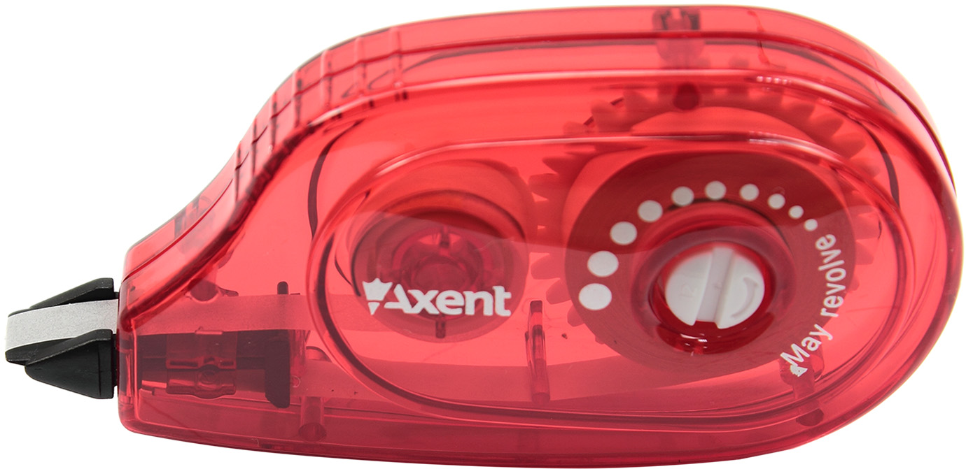 Коректор стрічк. "Axent" 5ммх6м,бордовий №7009-05(1)(48) — фото 5