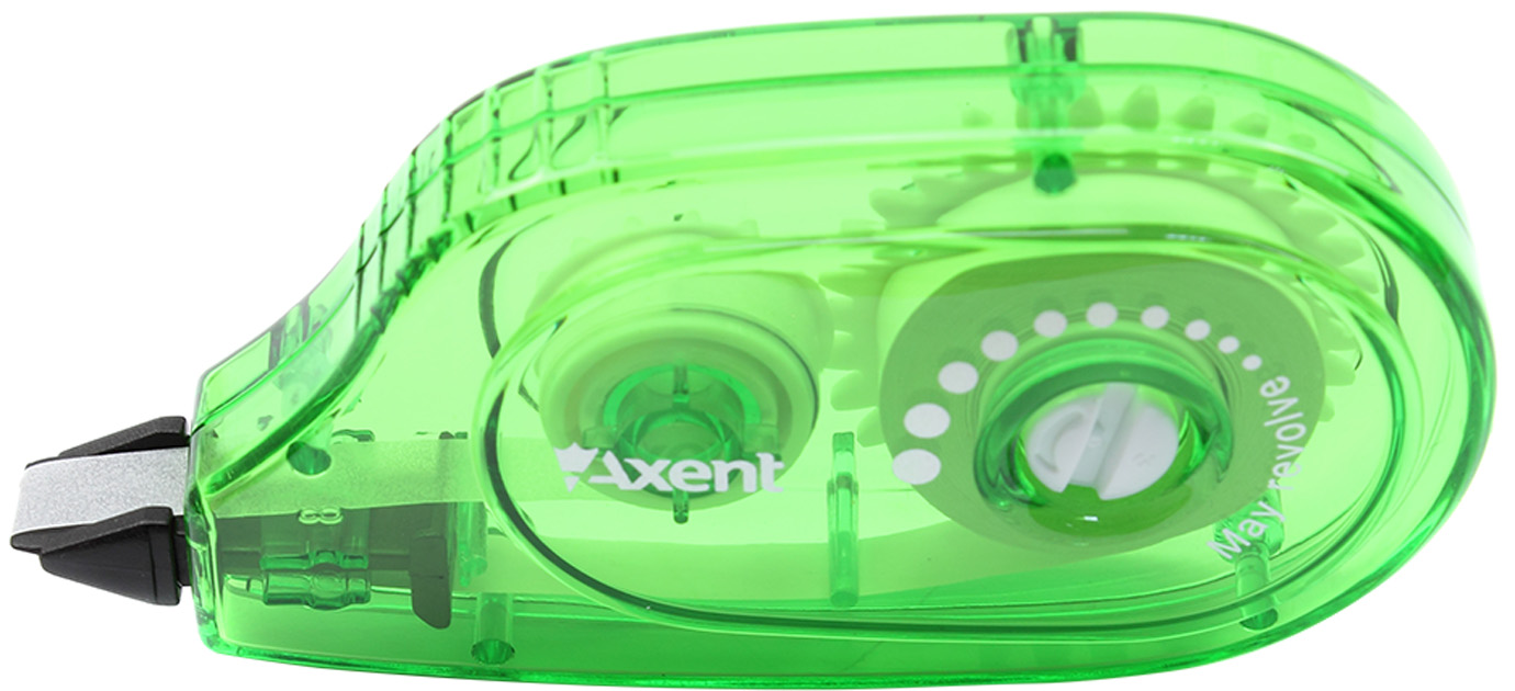 Коректор стрічк. "Axent" 5ммх6м,зелений №7009-04(1)(48) — фото 5