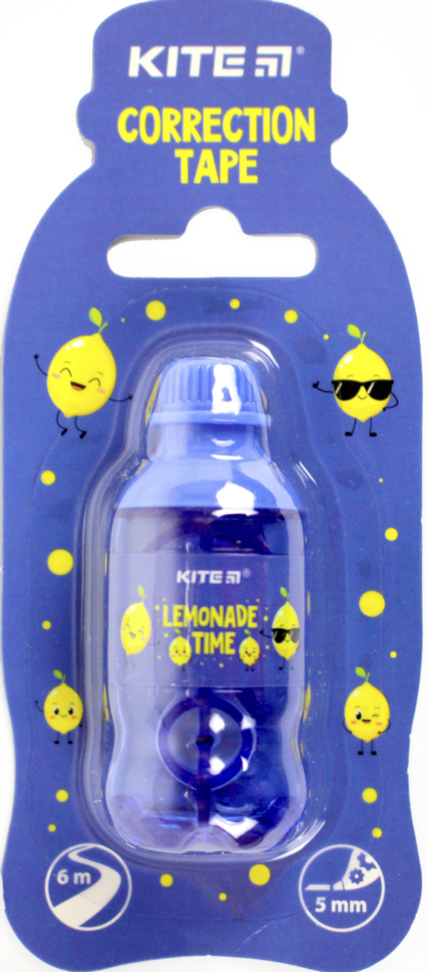 Коректор стрічк."Kite" 5ммх6м Lemonade time №K24-007-3(12)(576) — купити | Канцелярський Сад