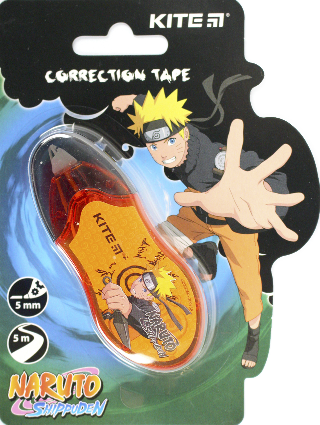Коректор стрічк."Kite" 5ммх5м Naruto №NR24-006(12)(576) — купити | Канцелярський Сад