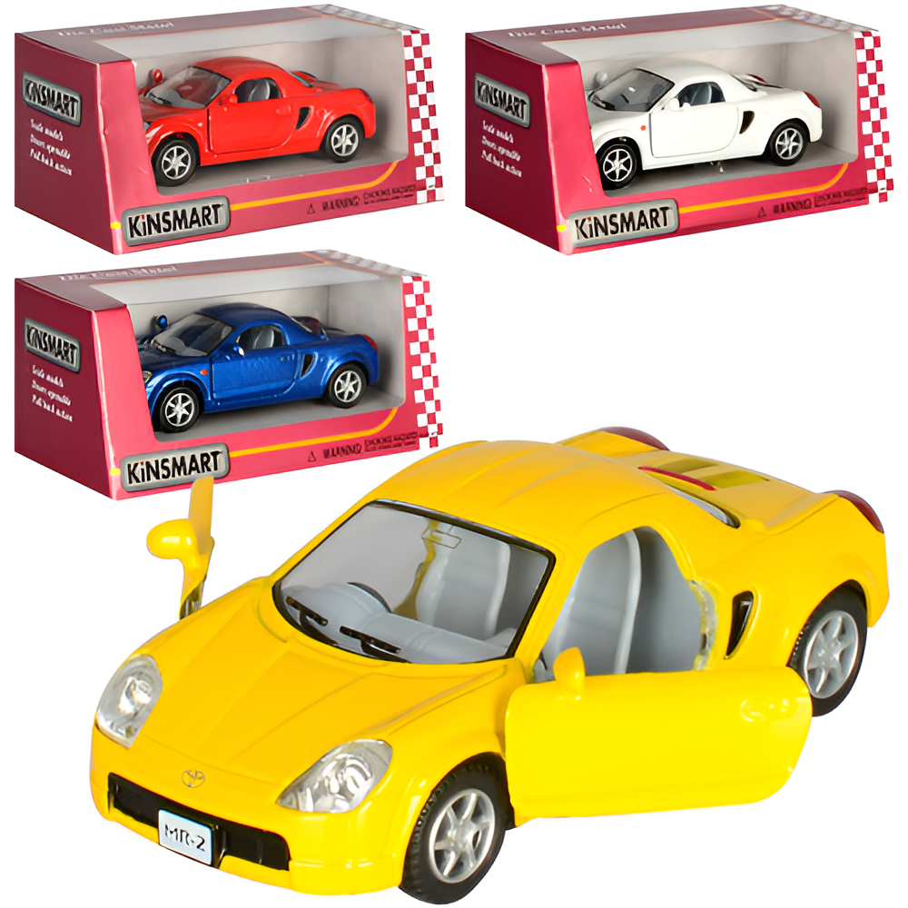 Машина метал. "Kinsmart" Toyota MR-2,в кор-ці,12х5х4см №KT5026W(24) — фото товару | Канцелярський Сад