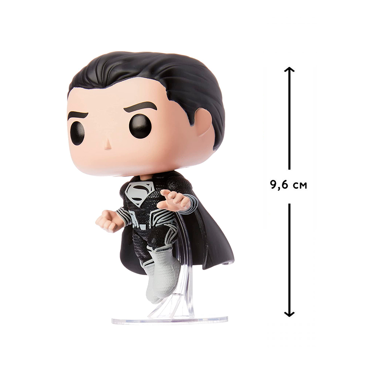 Фігурка FUNKO POP! cерії "Ліга Справедливості" - Супермен,чорний костюм №56801/Кідді Світ/(6) — фото 3
