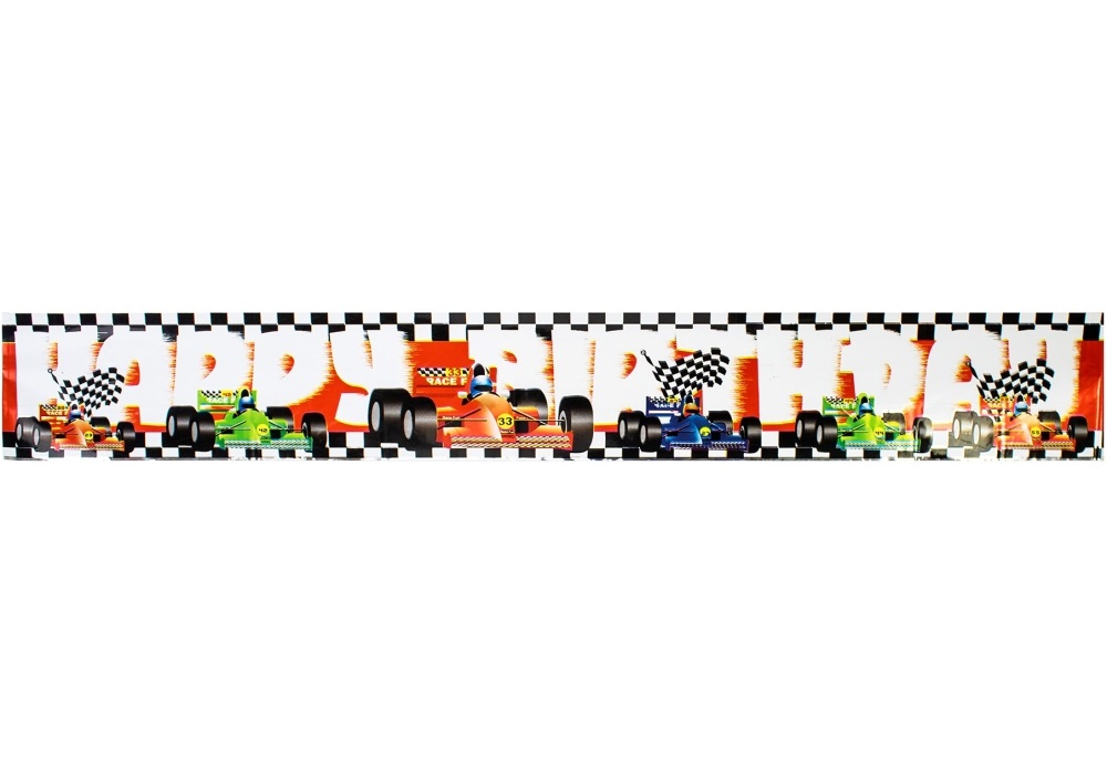 Гірлянда-банер "Happy Birthday" Racing 12,5х360см №MX43073(48) — фото товару | Канцелярський Сад