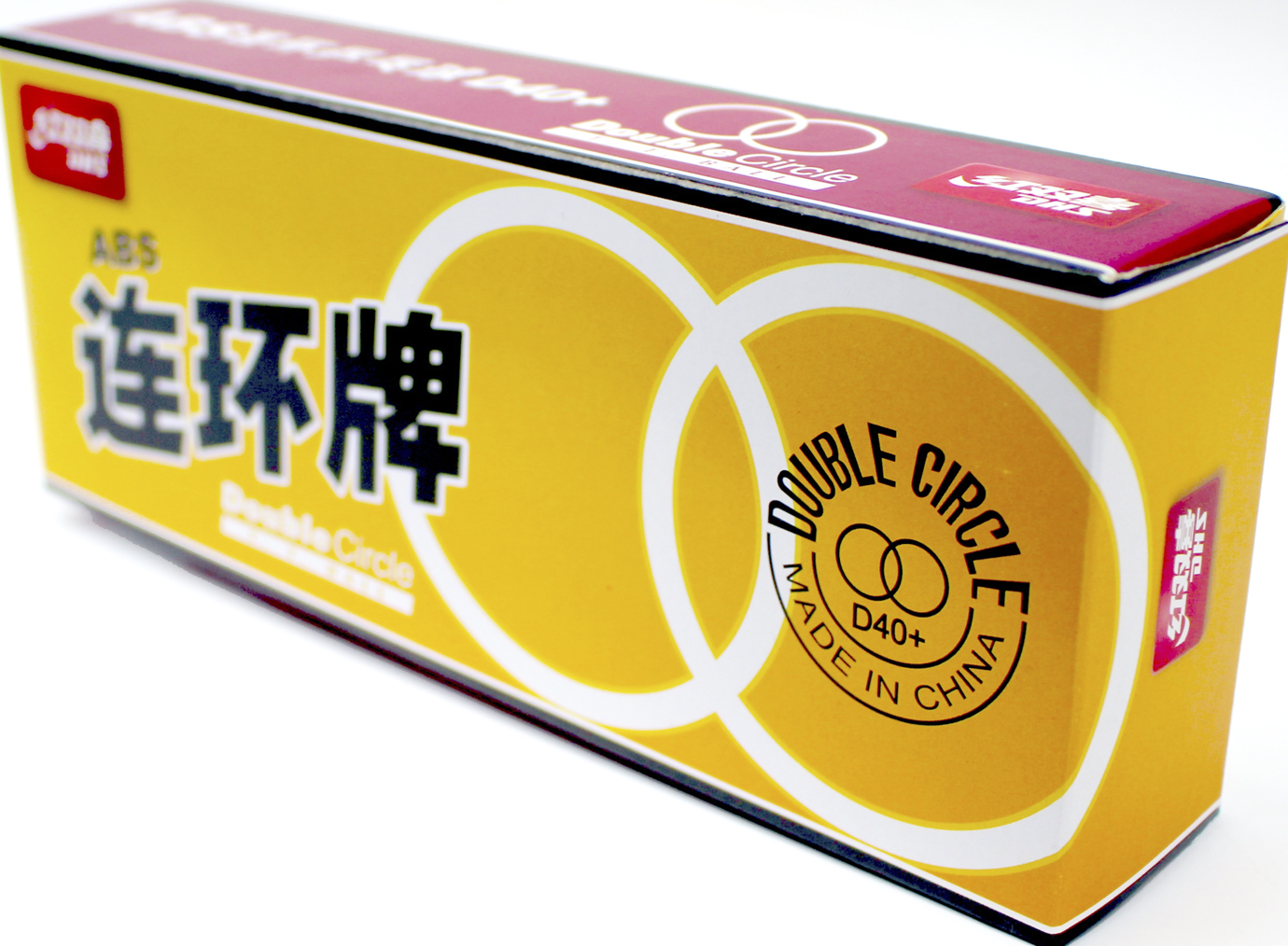 Набір куль для настіл. тенісу (10шт) "DHS Double Circle Dual" 40мм №CD40D0 — фото 4