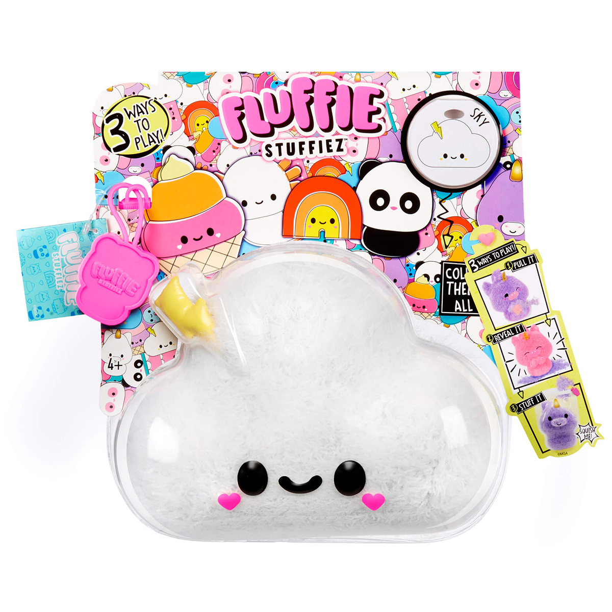 М'яка іграшка-антистрес Fluffie Stuffiez – Пухнастий сюрприз хмарка №593447-4 — купити | Канцелярський Сад