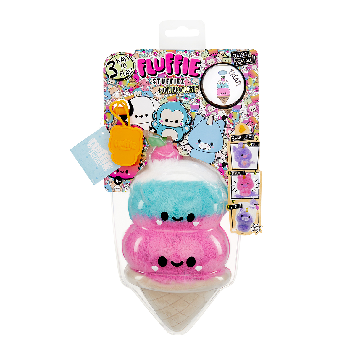 М'яка іграшка-антистрес Fluffie Stuffiez серії "Small Plush" – Морозиво №511779/КіддіСвіт/ — купити | Канцелярський Сад