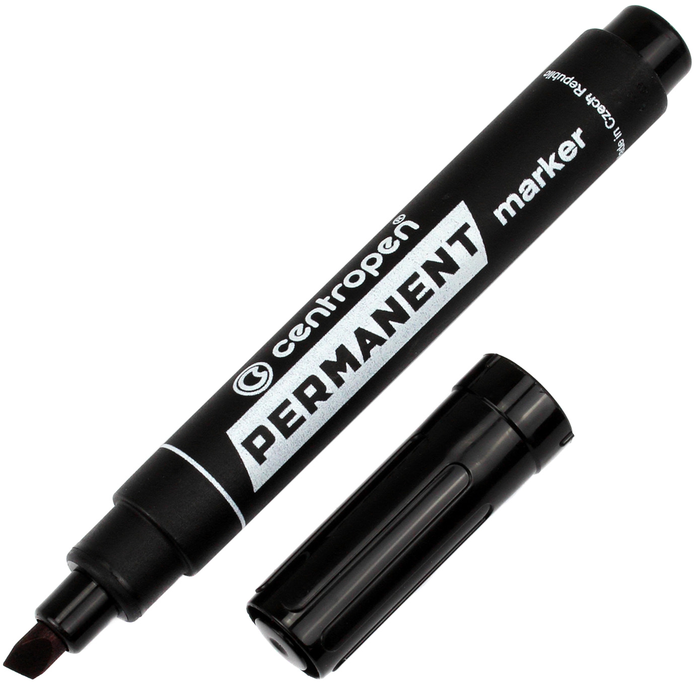 Маркер "Centropen" №8576/01 кос. Permanent 1-4,6мм чорний(10)(200) — фото 3