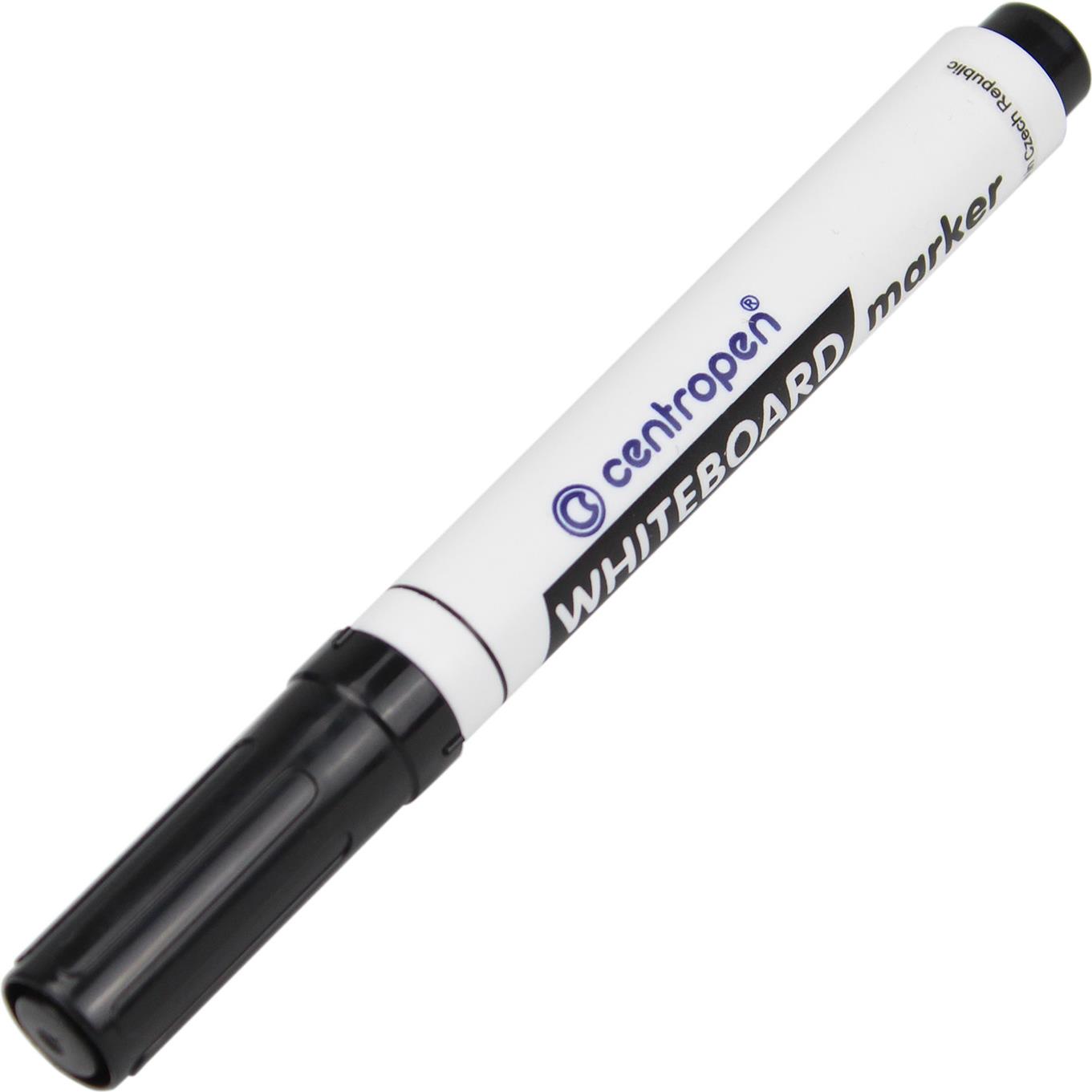 Маркер "Centropen" №8569/01 кос. для дошки чорний(10)(200)(1000) — купити | Канцелярський Сад