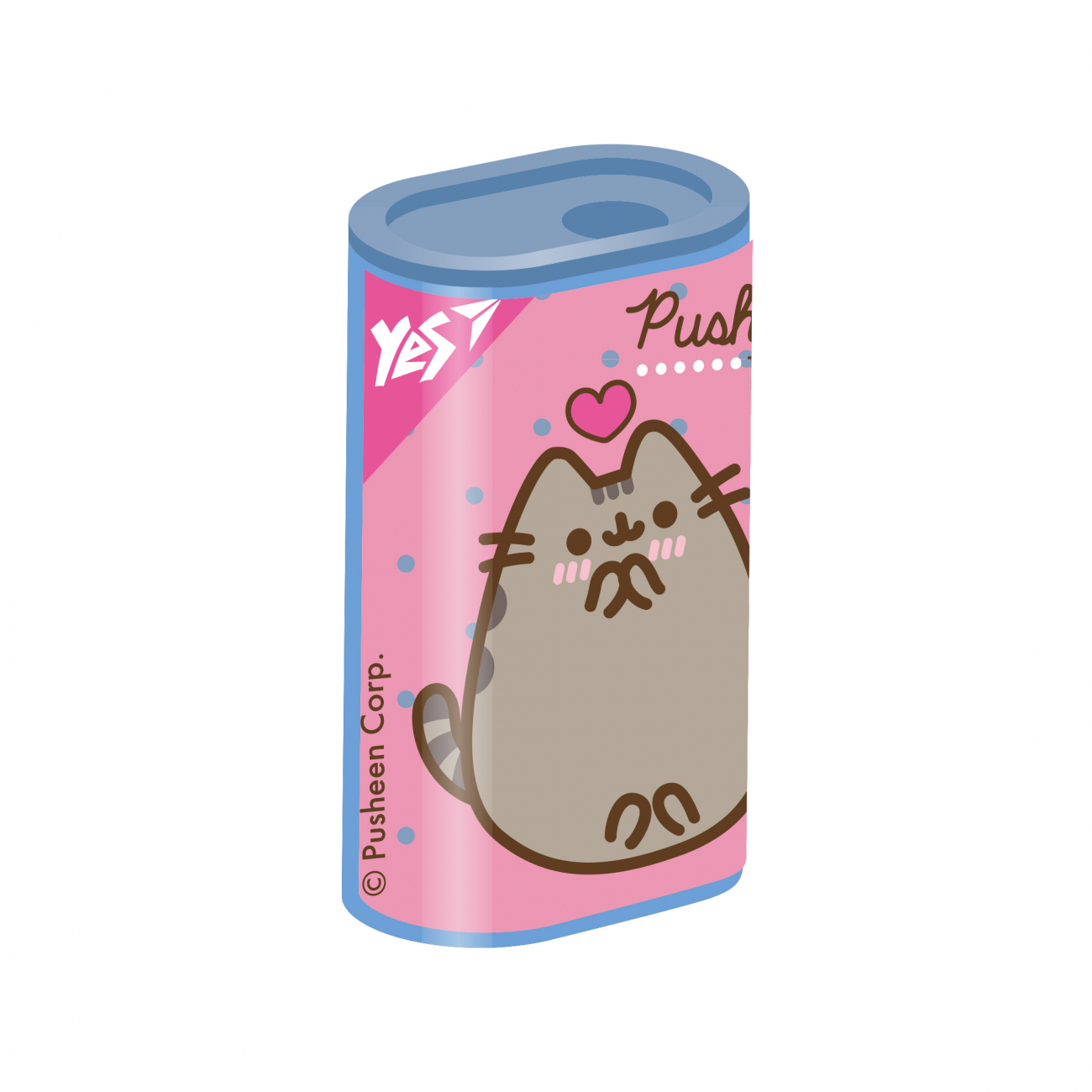 Точилка "Yes" №620574 Pusheen з контейнером(24)(360)(720) — купити | Канцелярський Сад