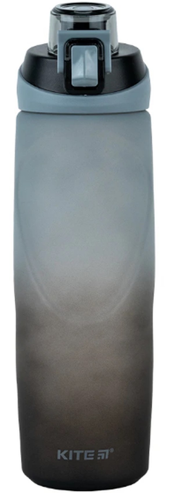 Пляшка для води пласт. "Kite" 750мл сіро-чорна №K24-1200-1(12) — купити | Канцелярський Сад