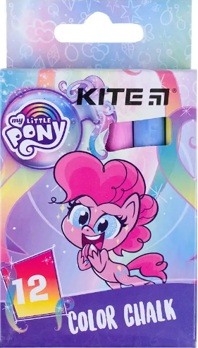 Крейда кольор. "Kite" №LP24-075 12шт Litlle Pony(12)(288) — фото 3