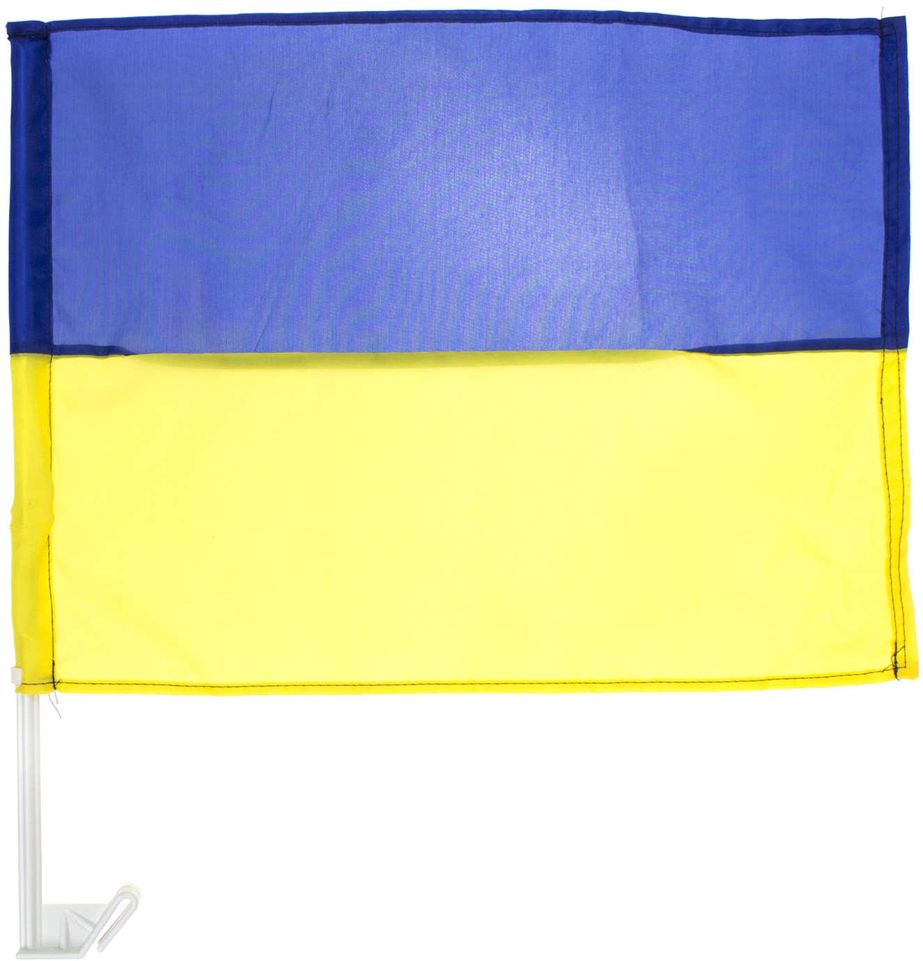 Прапор України для авто зі штоком, подвійний шов, 45х30см№781008(1)(10) — купити | Канцелярський Сад