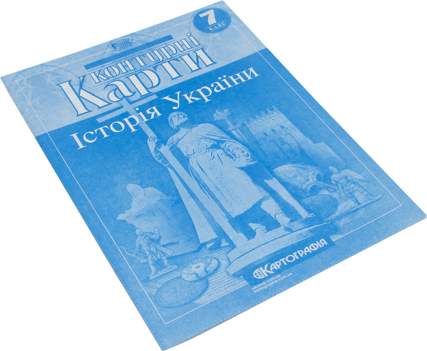Контурна карта А4 "Історія України" 7кл №5788/Картографія/(100) — фото товару | Канцелярський Сад