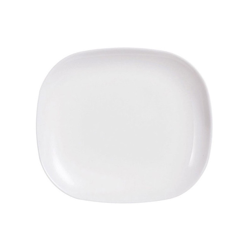 Тарілка десертна скло "Luminarc.Sweet Line White" 21,5х19см №J0561(6)(24) — фото товару | Канцелярський Сад