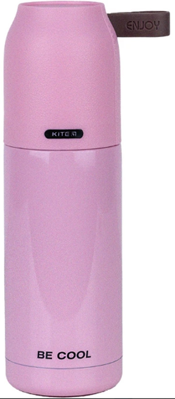 Термос метал. 0,35л "Kite" Pearl №K24-302-3 рожевий перл. — купити | Канцелярський Сад