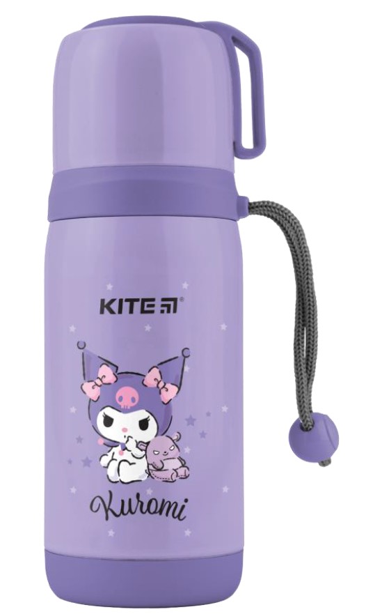 Термос метал. 0,35л "Kite" Kuromi №HK24-301(30) — купити | Канцелярський Сад