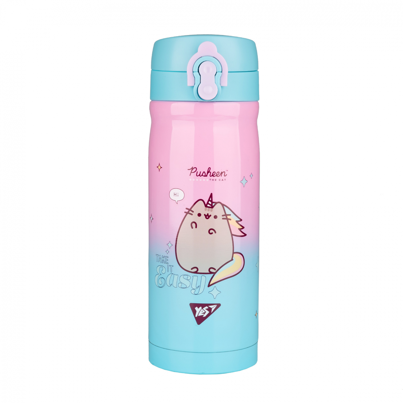 Термос метал. 0,35л "Yes" Pusheen №708198(30) — купити | Канцелярський Сад